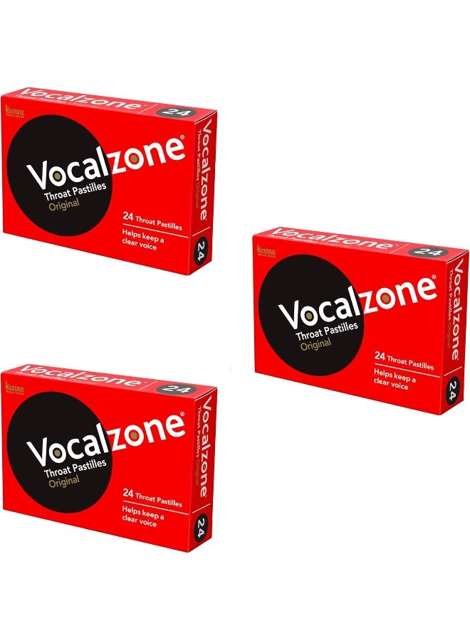 VocalZone Throat Pastilles (24 x 3) Multipack Offer - Image 1
